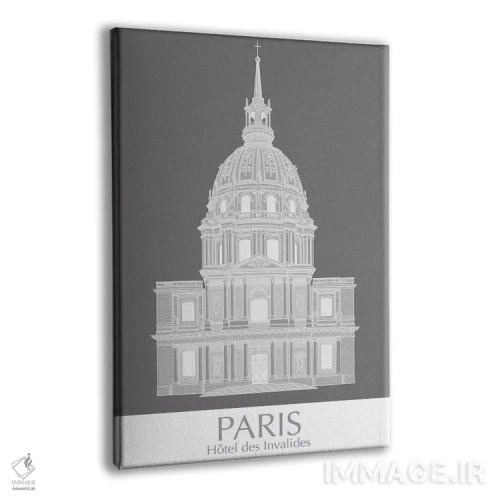 تابلو دکوراتیو لزنوالید پاریس اثر فب فانکی - نمای پرسپکتیو محصول