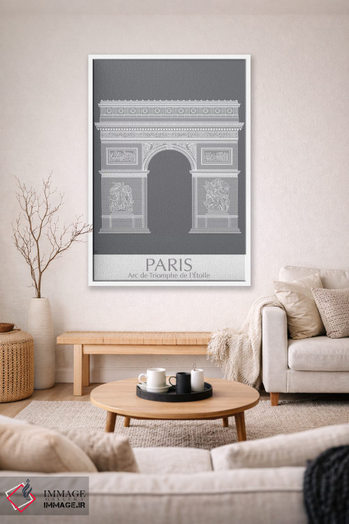 تابلو دکوراتیو طاق پیروزی پاریس اثر فب فانکی - D1W