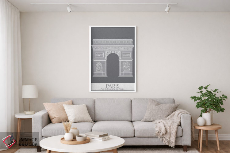 تابلو دکوراتیو طاق پیروزی پاریس اثر فب فانکی - D3W