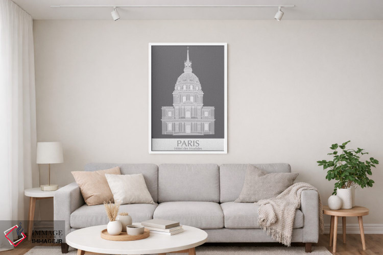 تابلو دکوراتیو لزنوالید پاریس اثر فب فانکی - D2W