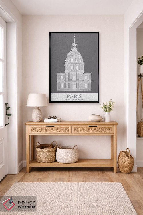 تابلو دکوراتیو لزنوالید پاریس اثر فب فانکی - D5B