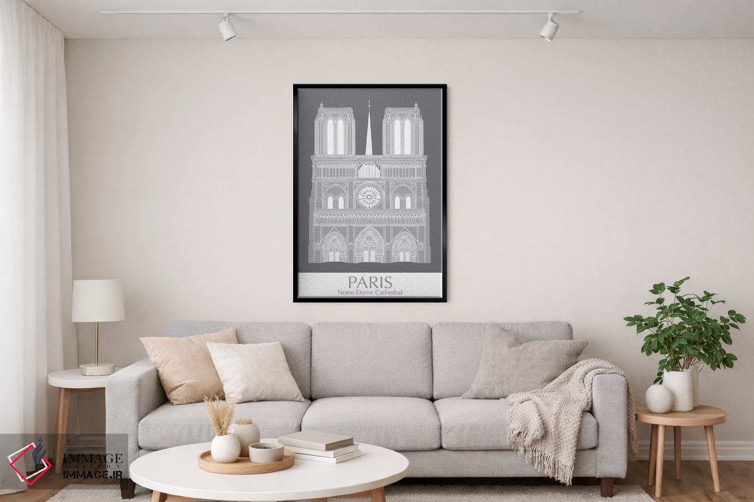 تابلو دکوراتیو نوتردام پاریس اثر فب فانکی - D3B