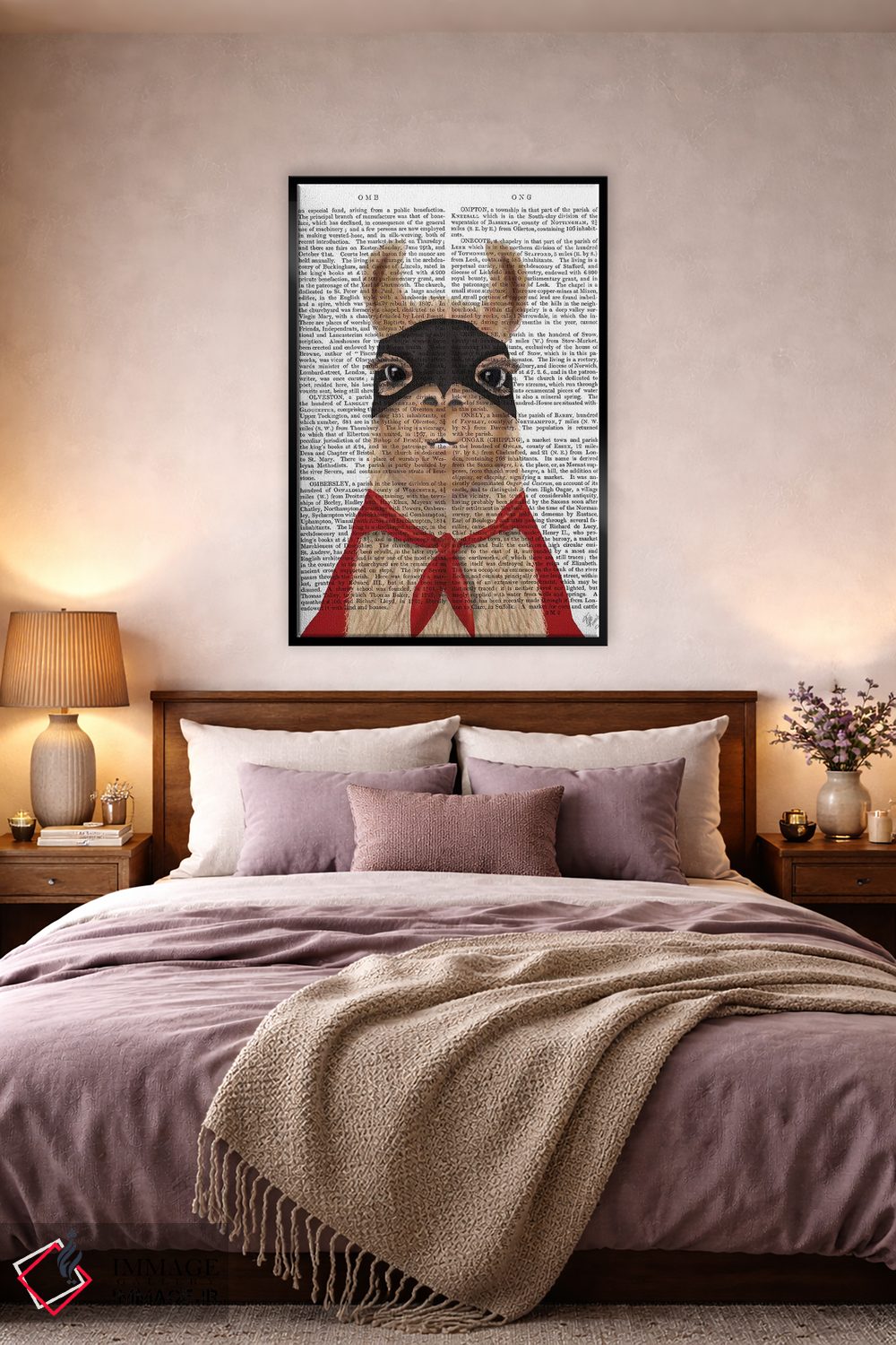 تابلو دکوراتیو لامای ابرقهرمان اثر فب فانکی - D5B