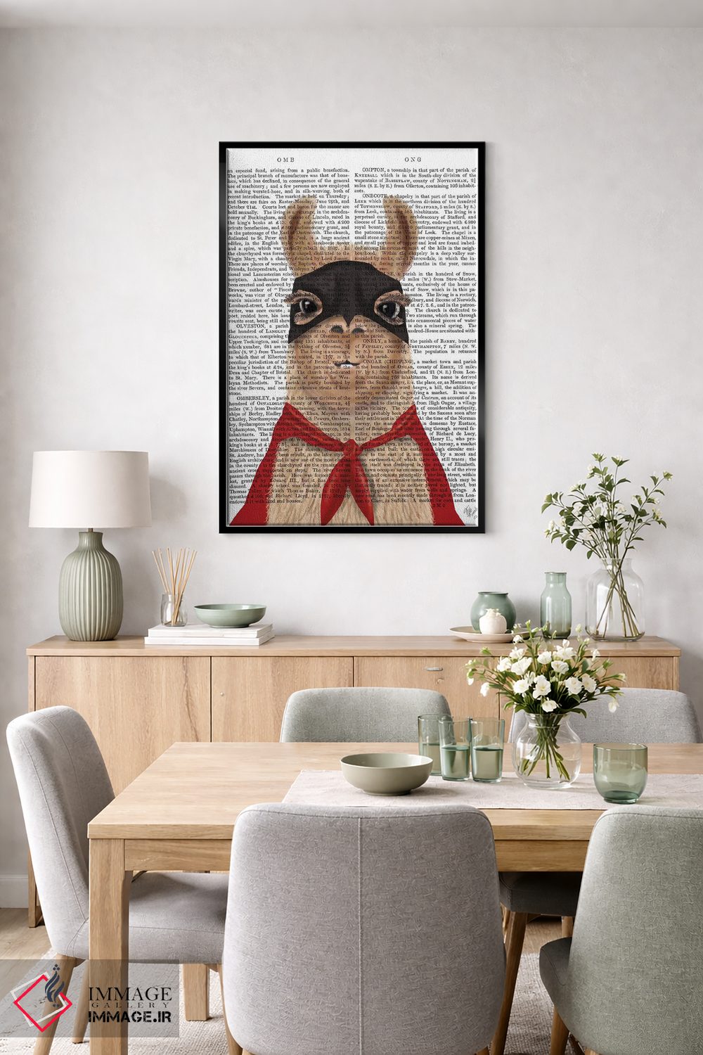 تابلو دکوراتیو لامای ابرقهرمان اثر فب فانکی - D6B