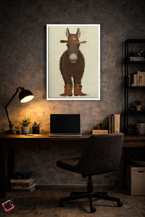 تابلو دکوراتیو الاغ کابوی اثر فب فانکی - D6W