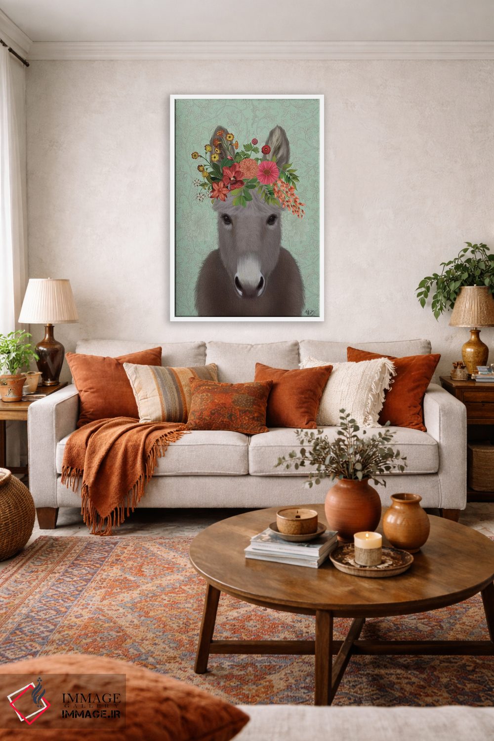 تابلو دکوراتیو الاغ کولی وار ۴ اثر فب فانکی - D3W