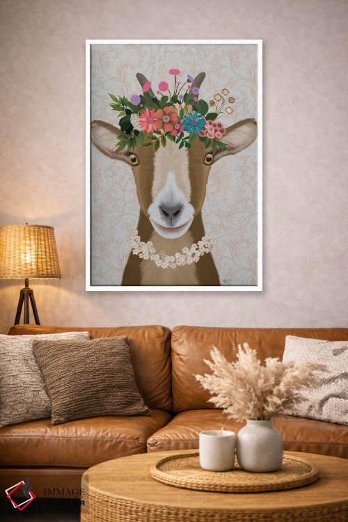 تابلو دکوراتیو بز کولی وار ۳ اثر فب فانکی - D2W