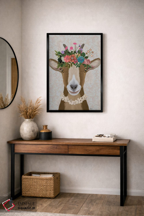 تابلو دکوراتیو بز کولی وار ۳ اثر فب فانکی - D3B