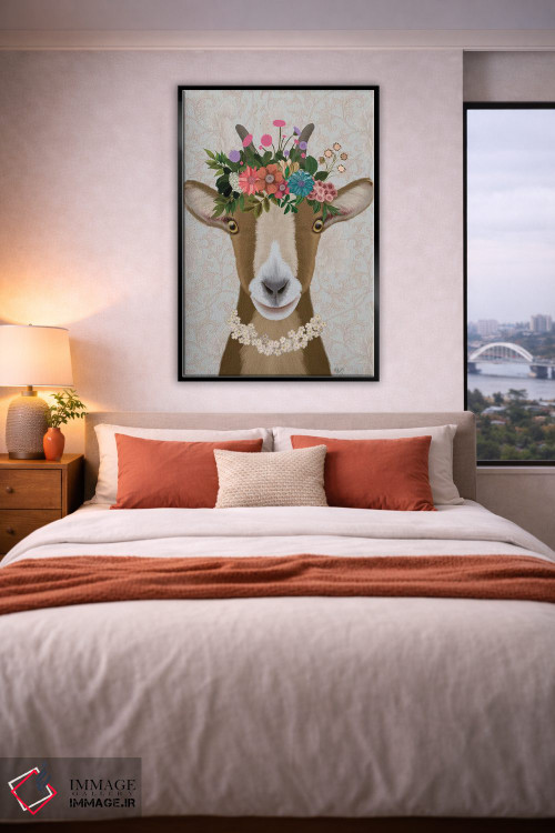 تابلو دکوراتیو بز کولی وار ۳ اثر فب فانکی - D5B