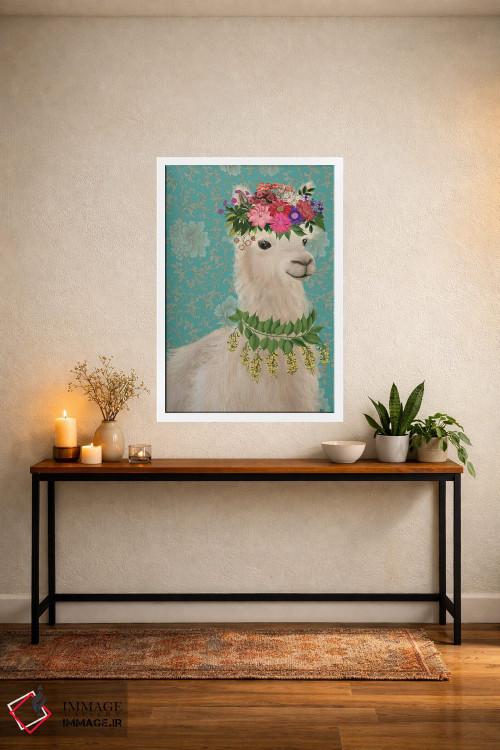 تابلو دکوراتیو لاما کولی وار ۲ اثر فب فانکی - D2W