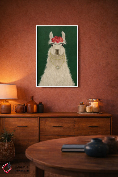 تابلو دکوراتیو لاما F اثر فب فانکی - D3W