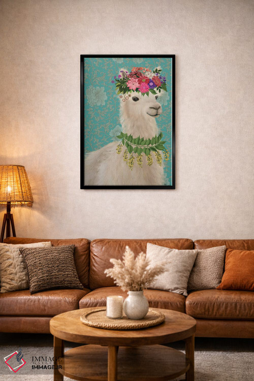 تابلو دکوراتیو لاما کولی وار ۲ اثر فب فانکی - D3B