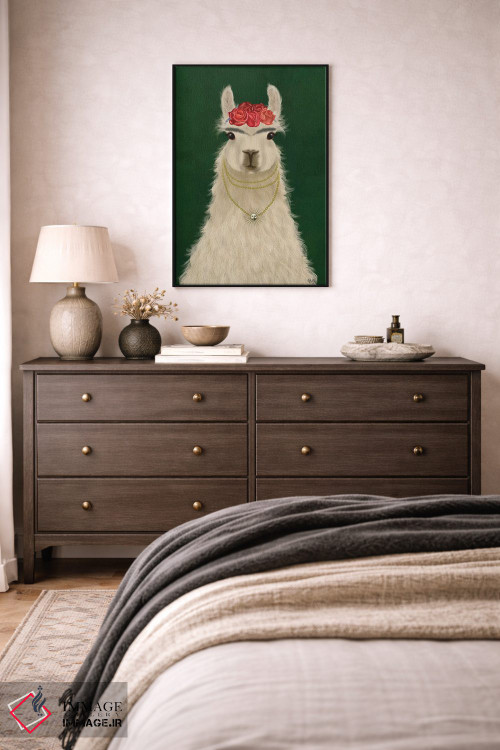 تابلو دکوراتیو لاما F اثر فب فانکی - D4B