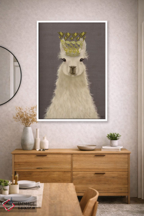 تابلو دکوراتیو ملکه لاما اثر فب فانکی - D1W