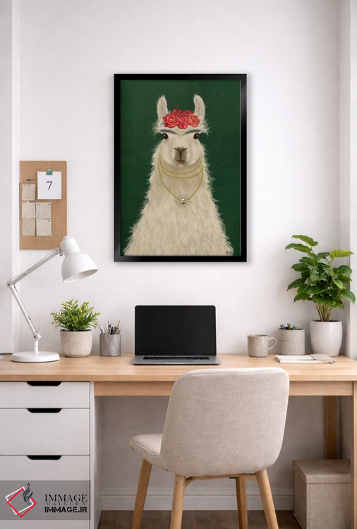 تابلو دکوراتیو لاما F اثر فب فانکی - D5B