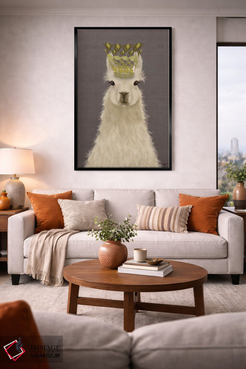 تابلو دکوراتیو ملکه لاما اثر فب فانکی - D2B