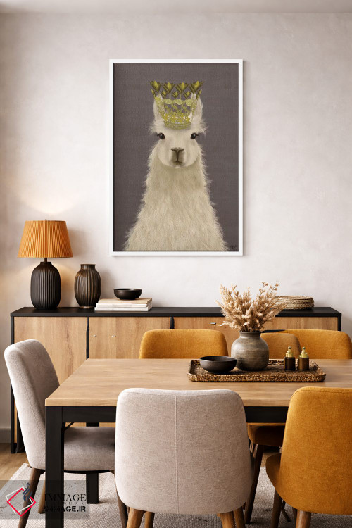 تابلو دکوراتیو ملکه لاما اثر فب فانکی - D5W