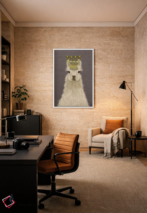 تابلو دکوراتیو ملکه لاما اثر فب فانکی - D6W