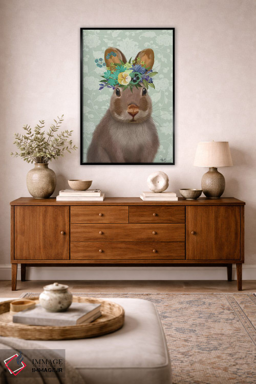 تابلو دکوراتیو خرگوش کولی وار اثر فب فانکی - D2B