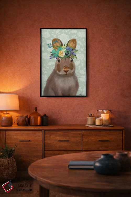 تابلو دکوراتیو خرگوش کولی وار اثر فب فانکی - D3B
