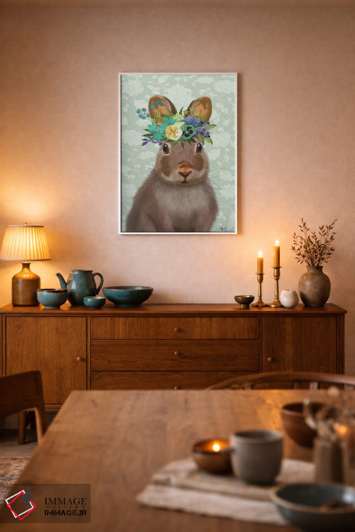 تابلو دکوراتیو خرگوش کولی وار اثر فب فانکی - D6W