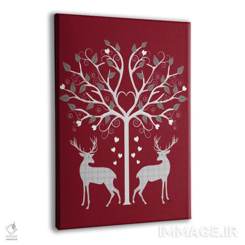 تابلو دکوراتیو کریسمس اثر فب فانکی - نمای پرسپکتیو محصول