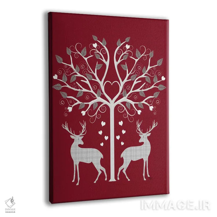 تابلو دکوراتیو کریسمس اثر فب فانکی - نمای پرسپکتیو محصول