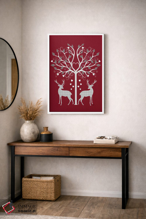 تابلو دکوراتیو کریسمس اثر فب فانکی - D3W