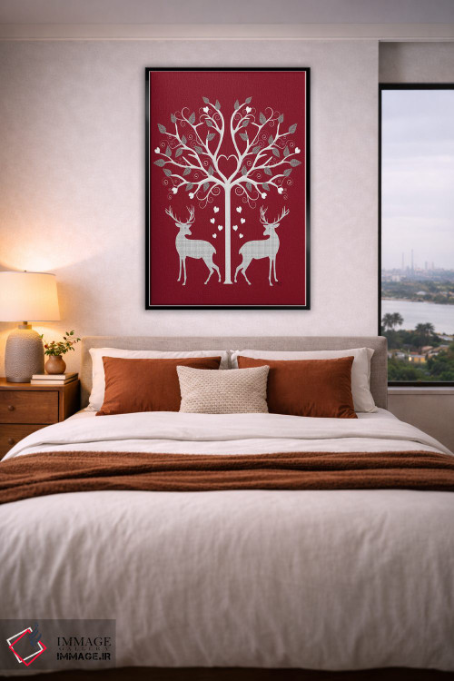 تابلو دکوراتیو کریسمس اثر فب فانکی - D5B