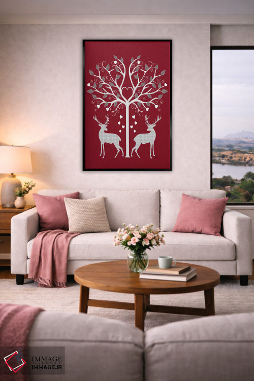 تابلو دکوراتیو کریسمس اثر فب فانکی - D6B