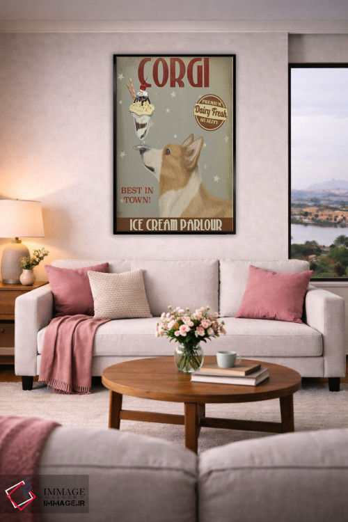 تابلو دکوراتیو کروگی برنزه، بستنی اثر فب فانکی - D3B