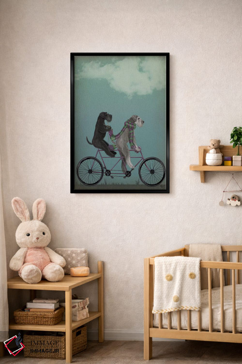 تابلو دکوراتیو اشناور روی دوچرخه دونفره اثر فب فانکی - D4B