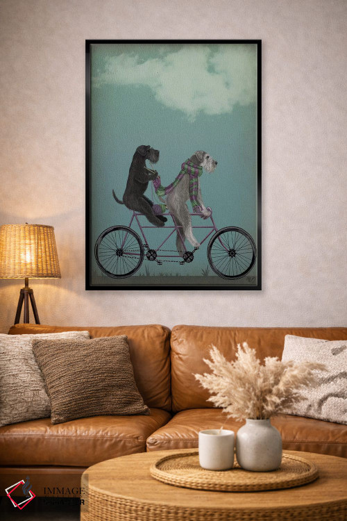 تابلو دکوراتیو اشناور روی دوچرخه دونفره اثر فب فانکی - D5B