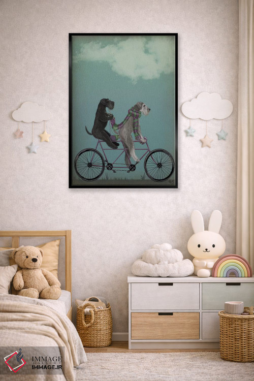 تابلو دکوراتیو اشناور روی دوچرخه دونفره اثر فب فانکی - D6B