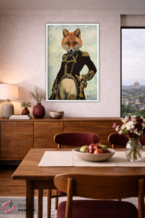 تابلو دکوراتیو روباه دریاسالار اثر فب فانکی - D2W