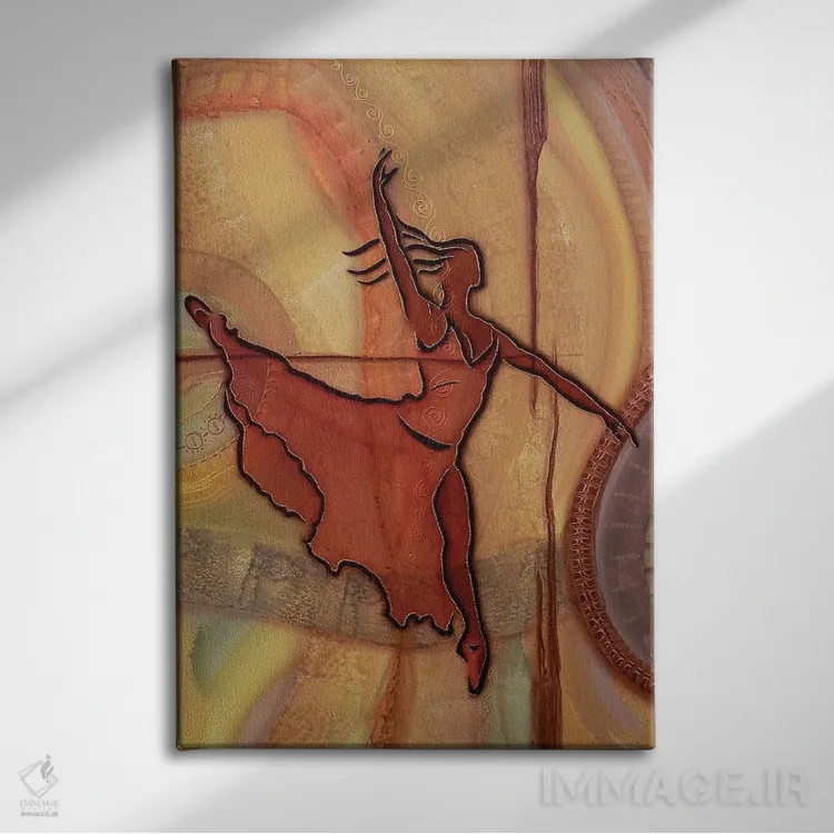 تابلو دکوراتیو آرامش ۲ اثر فرد اودل - نمای روبهرو روی دیوار