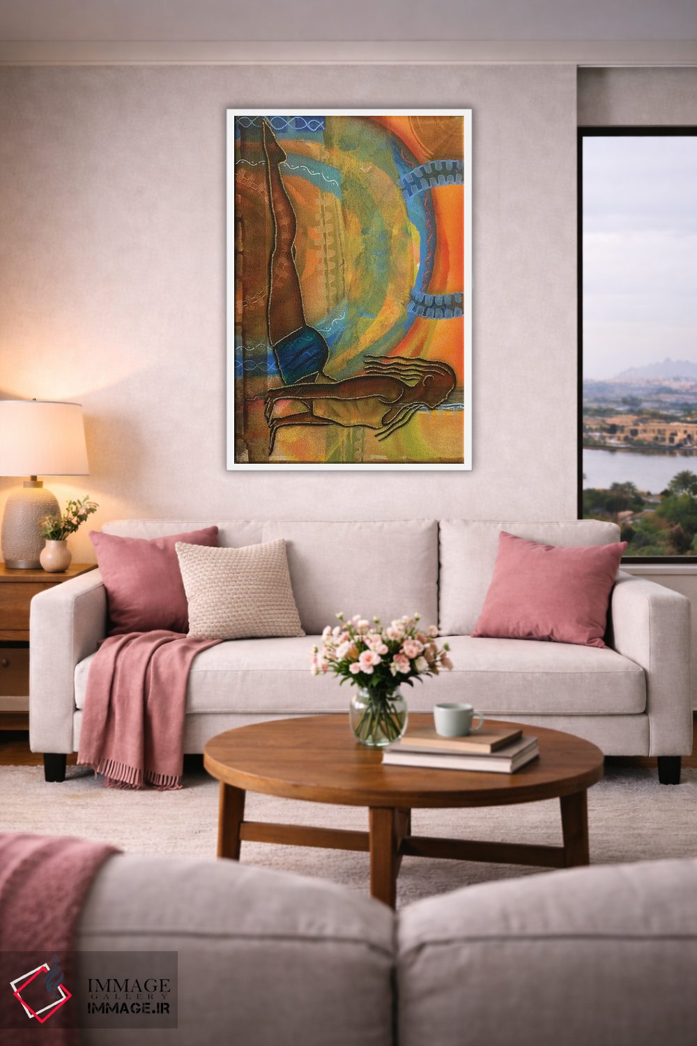 تابلو دکوراتیو یوگا ۳ اثر فرد اودل - D3W