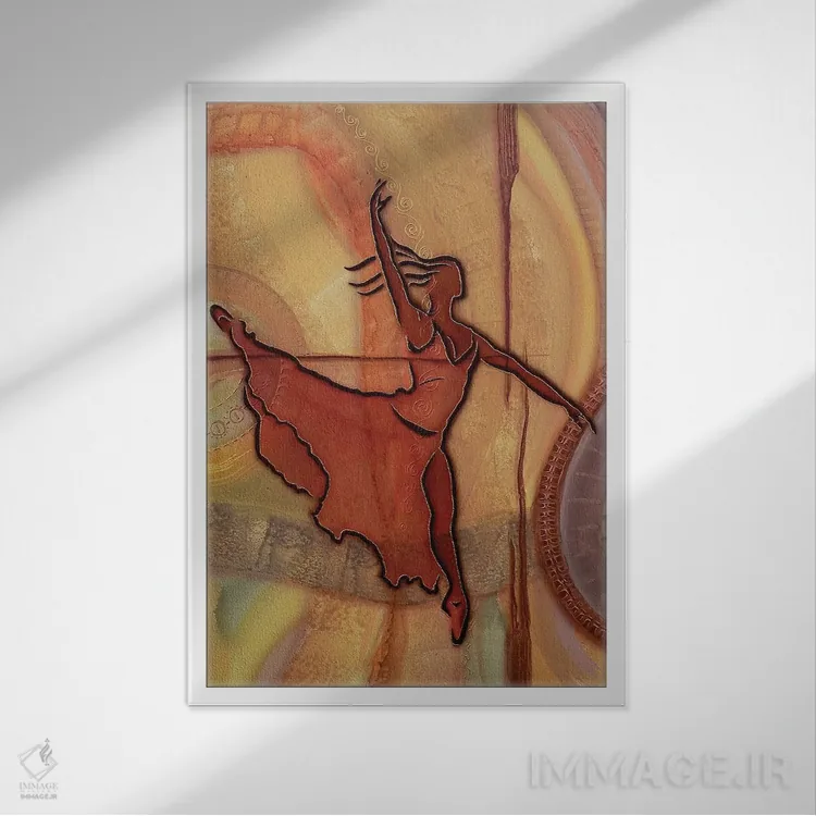 تابلو دکوراتیو آرامش ۲ اثر فرد اودل - نمای قابدار سفید