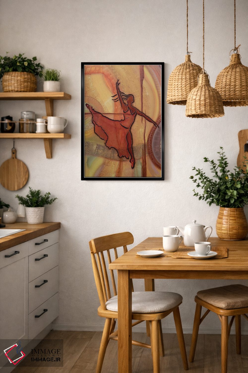 تابلو دکوراتیو آرامش ۲ اثر فرد اودل - D6B