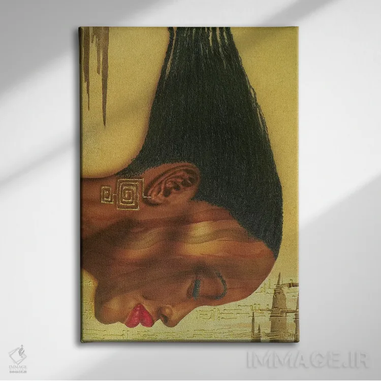 تابلو دکوراتیو کندوی زنبور اثر فرد اودل - نمای روبهرو روی دیوار