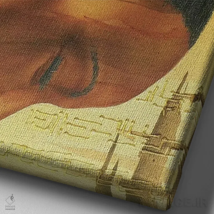 تابلو دکوراتیو کندوی زنبور اثر فرد اودل - نمای نزدیک بافت بوم