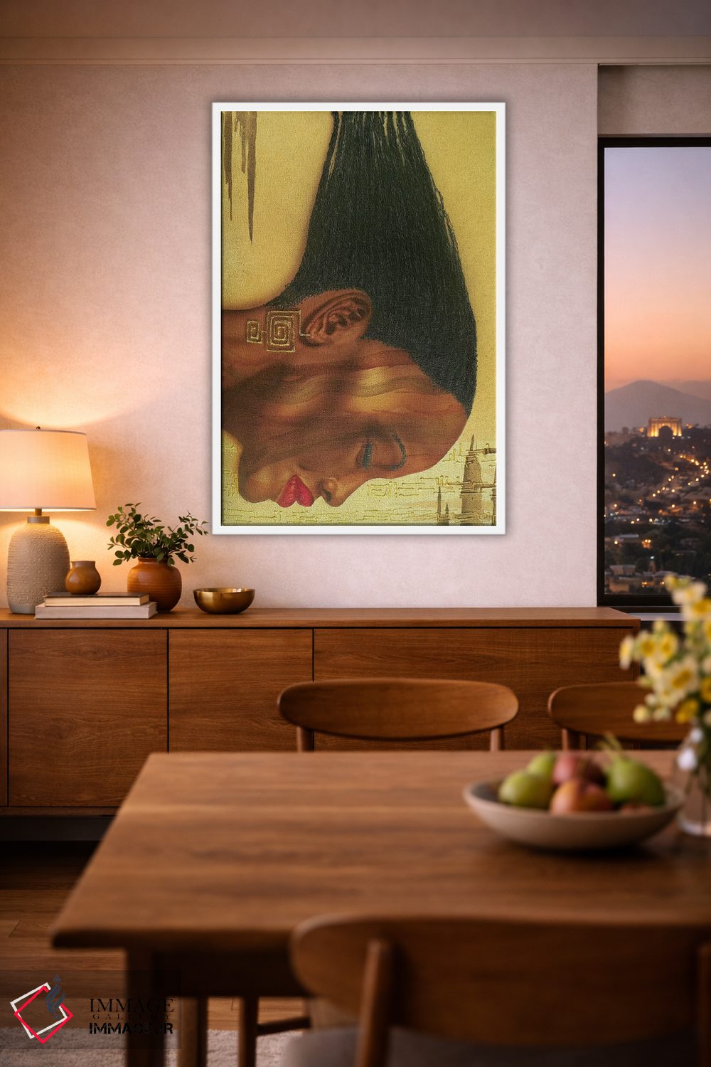 تابلو دکوراتیو کندوی زنبور اثر فرد اودل - D1W