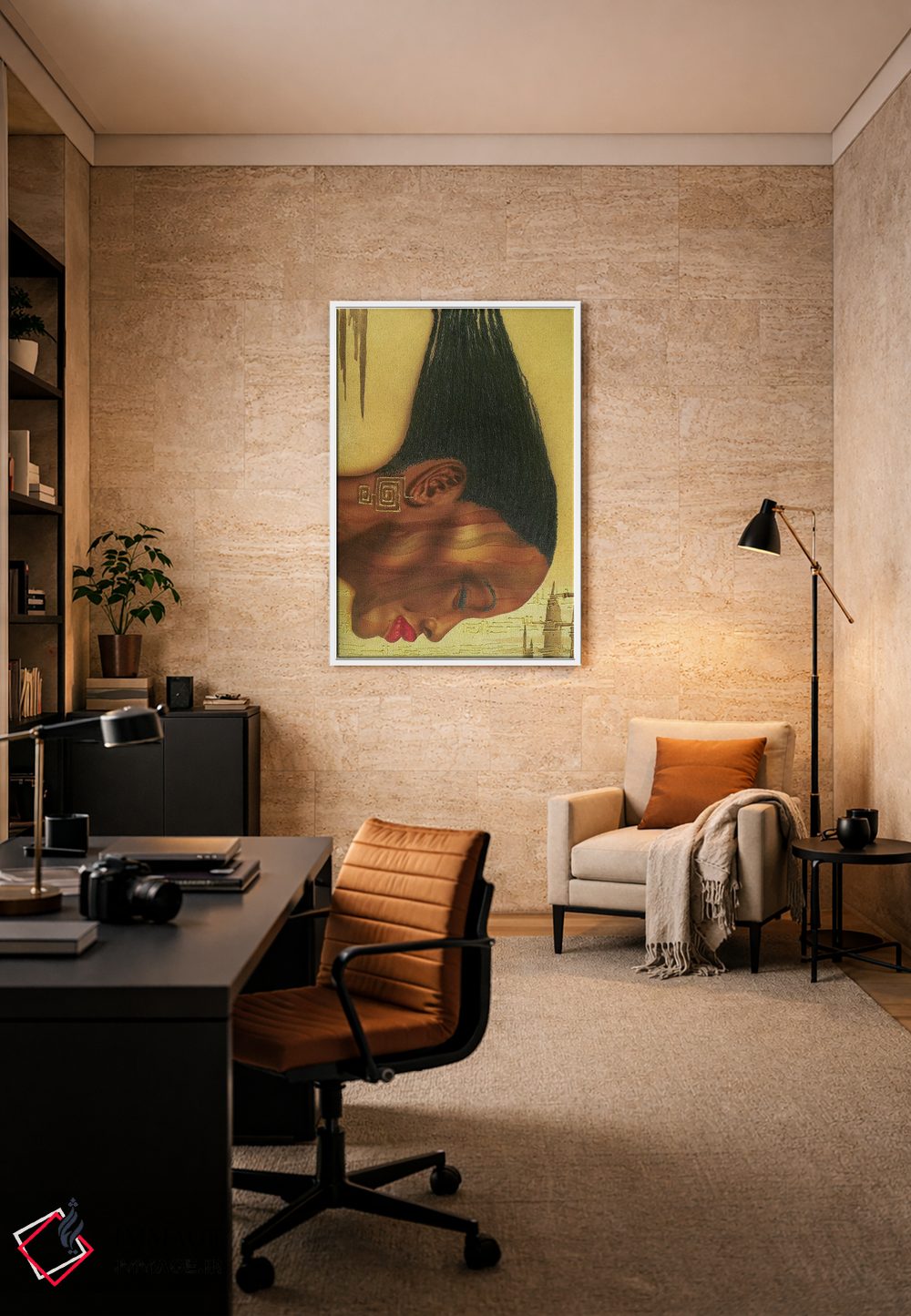 تابلو دکوراتیو کندوی زنبور اثر فرد اودل - D6W