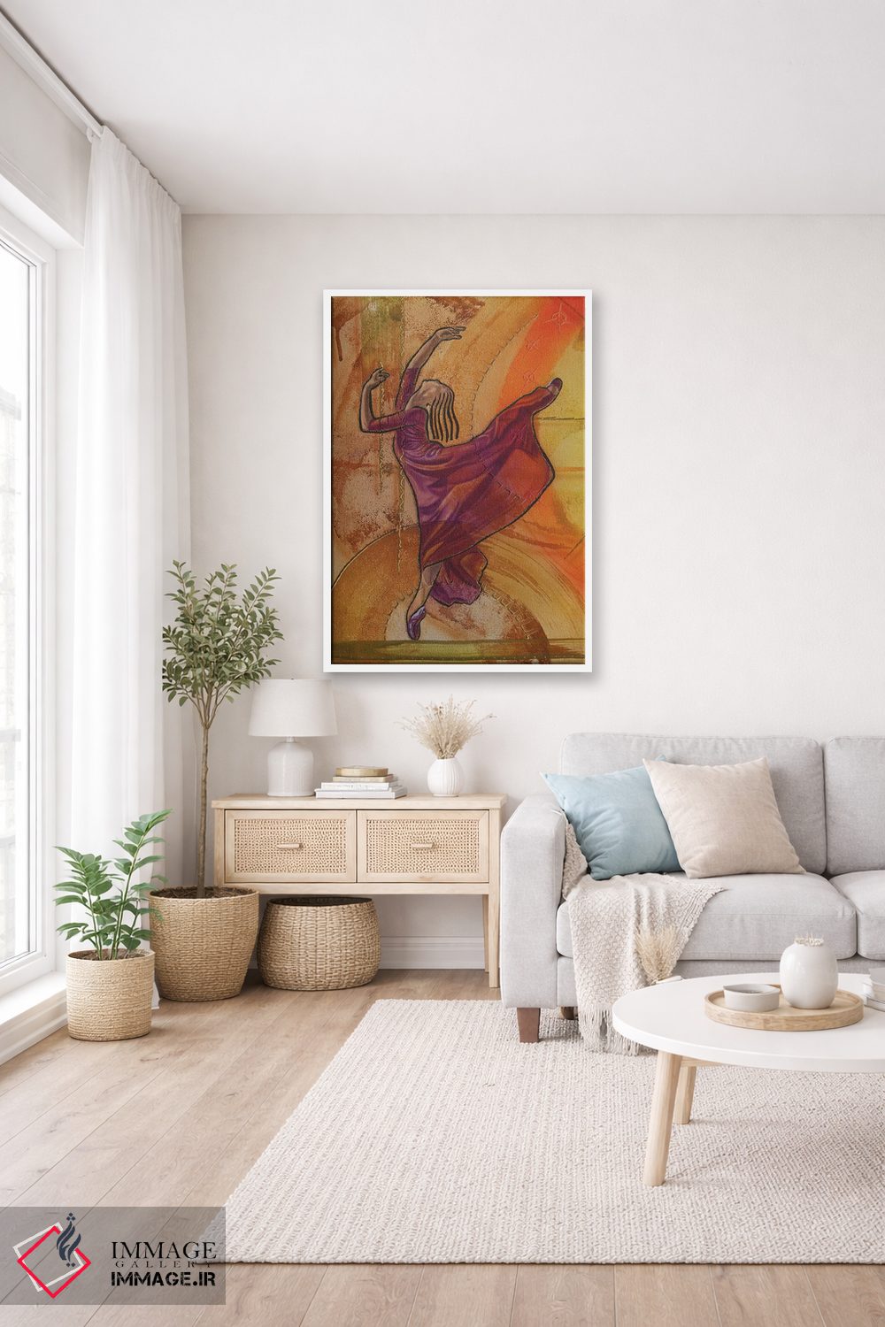 تابلو دکوراتیو شادی رقص ۲ اثر فرد اودل - D3W