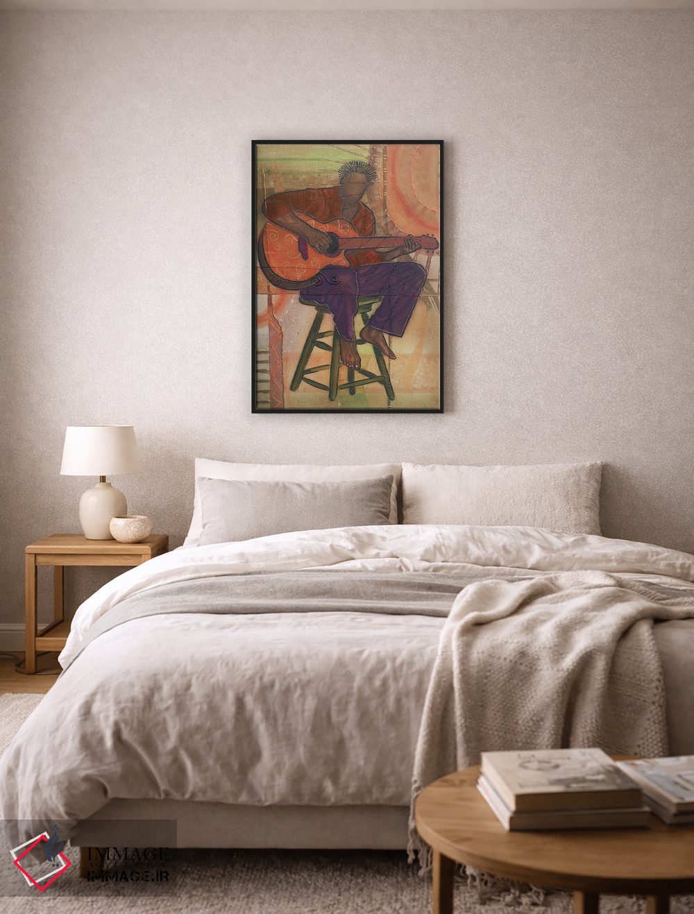 تابلو دکوراتیو آقای گیتاریست اثر فرد اودل - D5B