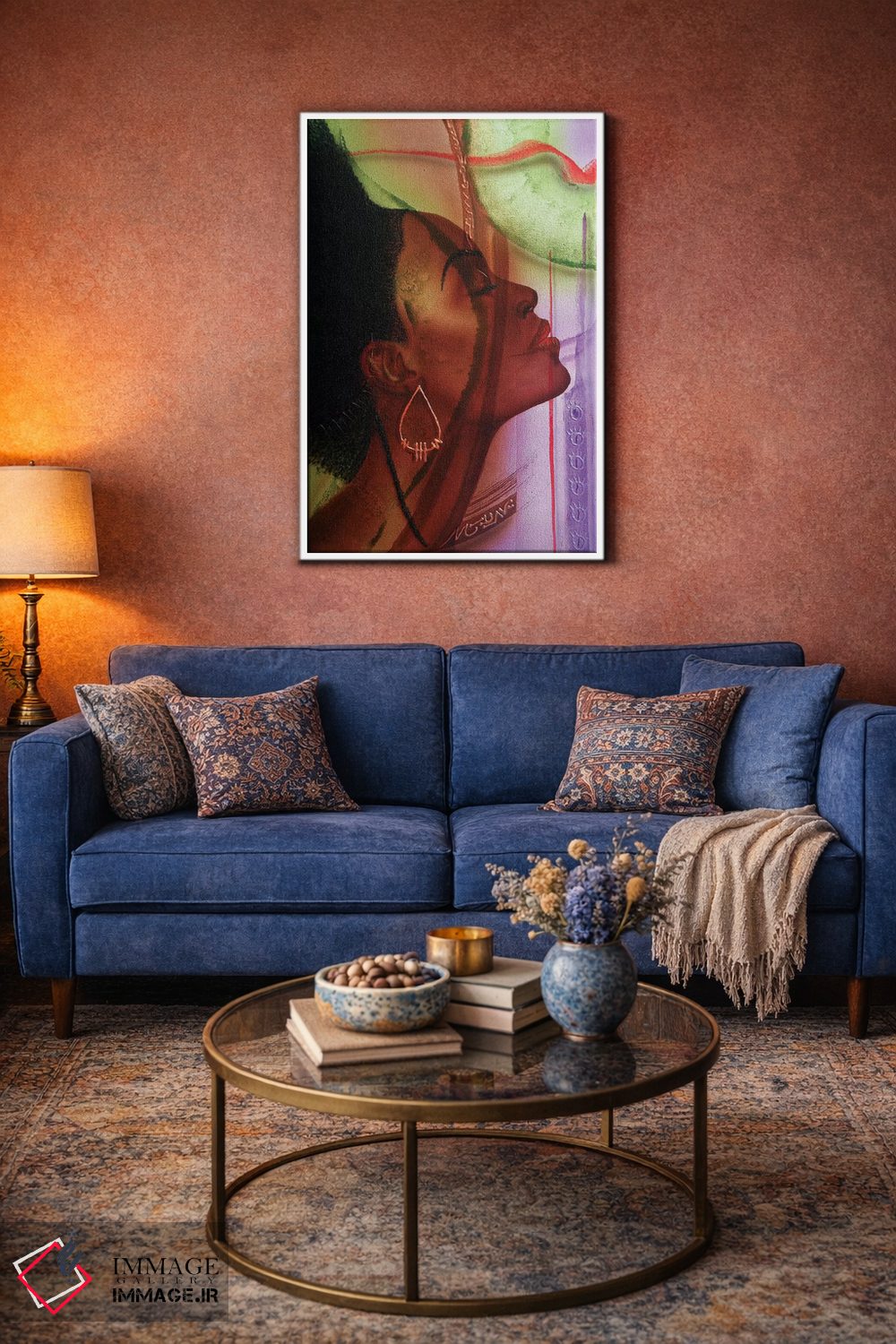 تابلو دکوراتیو ملکه اثر فرد اودل - D3W