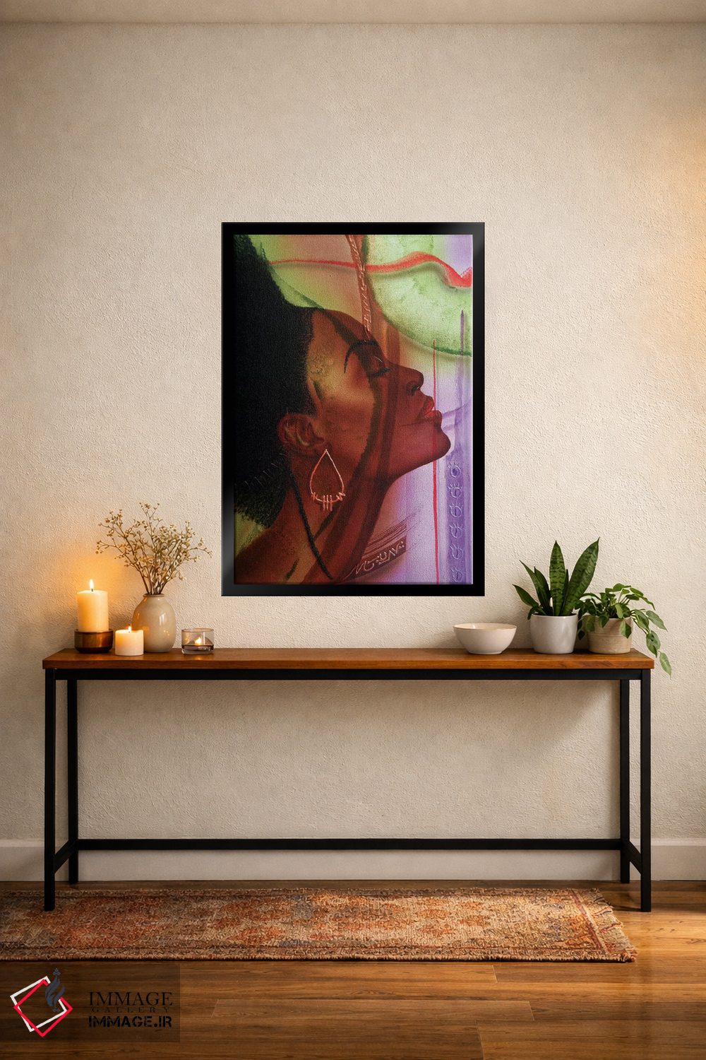 تابلو دکوراتیو ملکه اثر فرد اودل - D4B