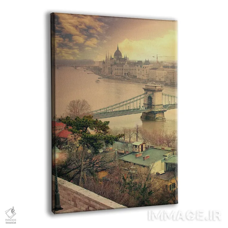 تابلو دکوراتیو یک نور دیگر، بوداپست اثر فلوریان اولبرشتس - نمای پرسپکتیو محصول