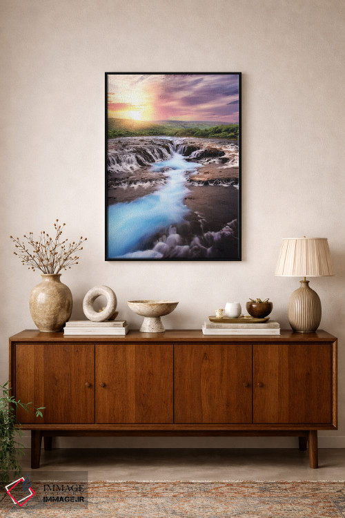 تابلو دکوراتیو گنج گمشده ایسلند اثر فلوریان اولبرشتس - D1B