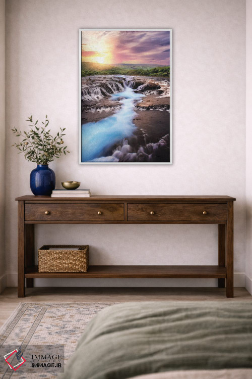 تابلو دکوراتیو گنج گمشده ایسلند اثر فلوریان اولبرشتس - D2W